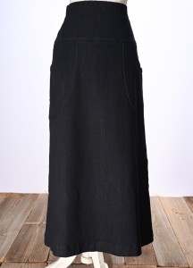Everyday Comfort Denim Skirt Maxi